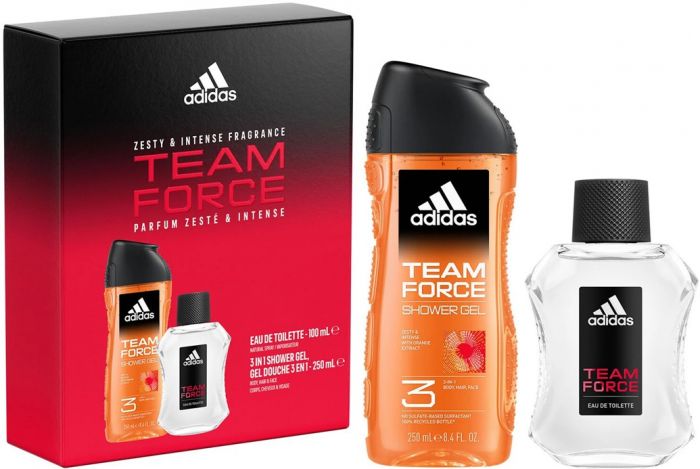 SET TEAM FORCE EDT 100ML SHOWER GEL 250ML