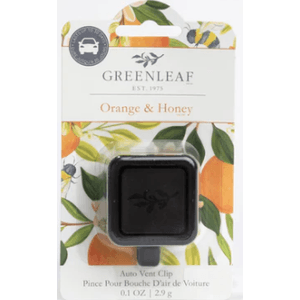 Difusor aromático para vehiculo Naranja y Miel